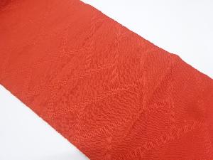 リサイクル　手織り紬桧垣模様織り出し名古屋帯